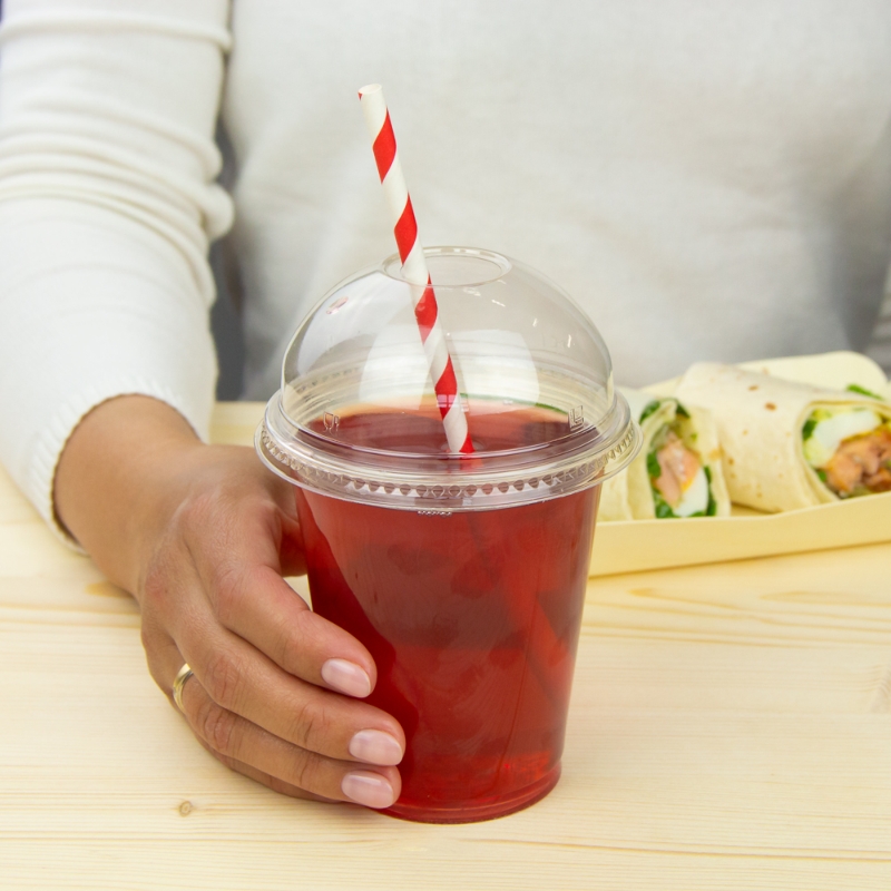 товар Крышка прозрачная купольная c отверстием 95 мм KRP110