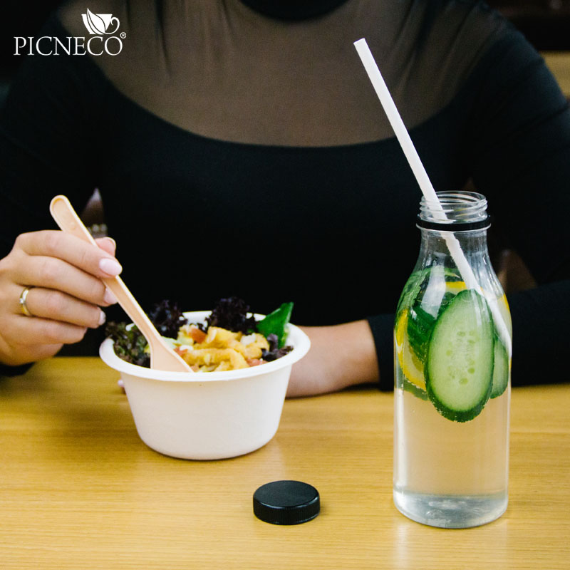 товар Трубочки для коктейлей в бумажной индивидуальной упаковке "Белоснежная" 195*6 мм TB029W