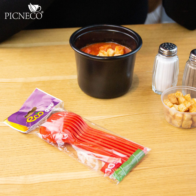 товар Ложка пластиковая ПП 150 мм, красная SPP301R