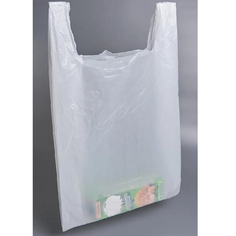 товар Пакет майка, ПЭ, 45+30х75 см, 21 мкм (белая) MY37568