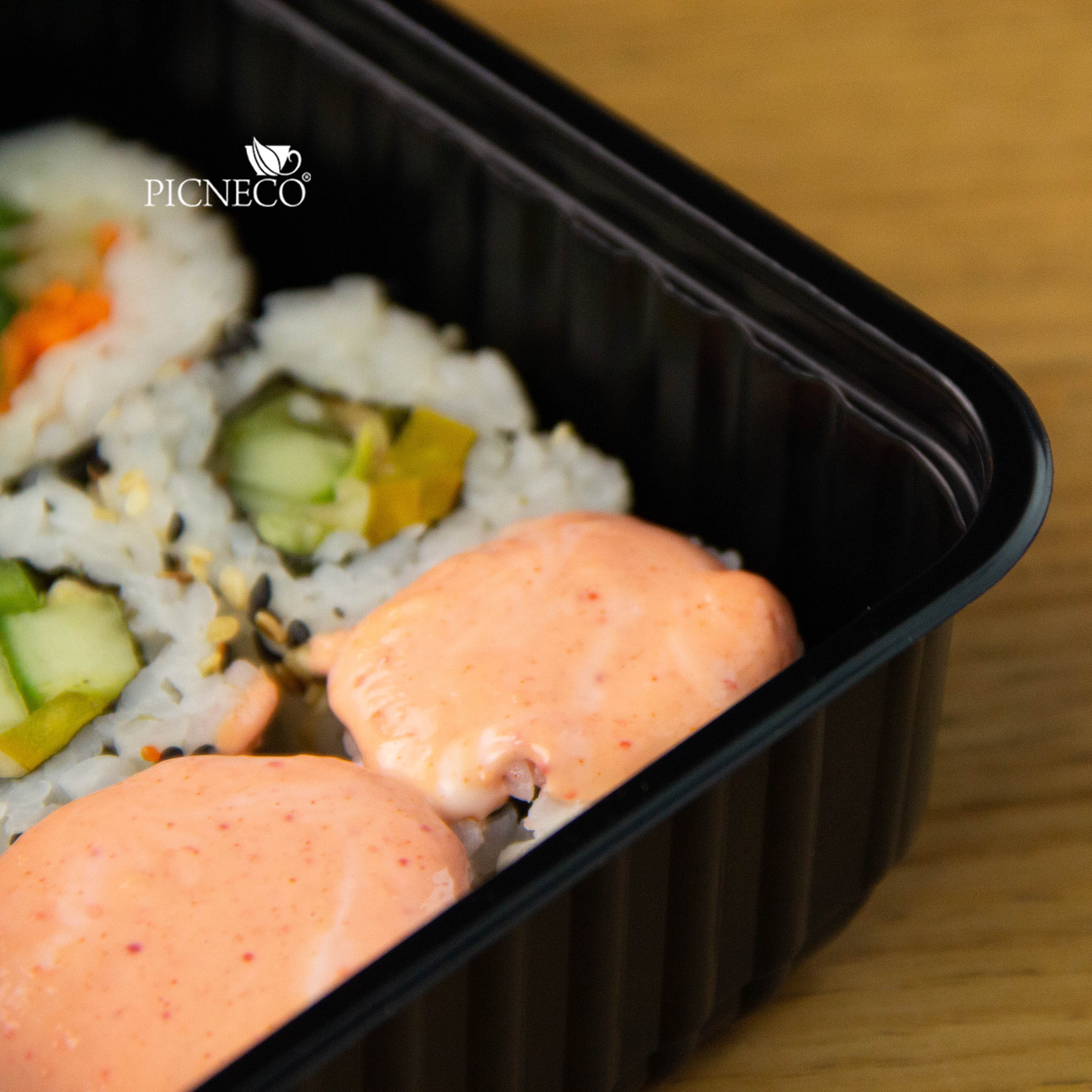 товар Контейнер универсальный PP, черный, 179*132*37 мм, 500 мл, серия К-179 V4-0011