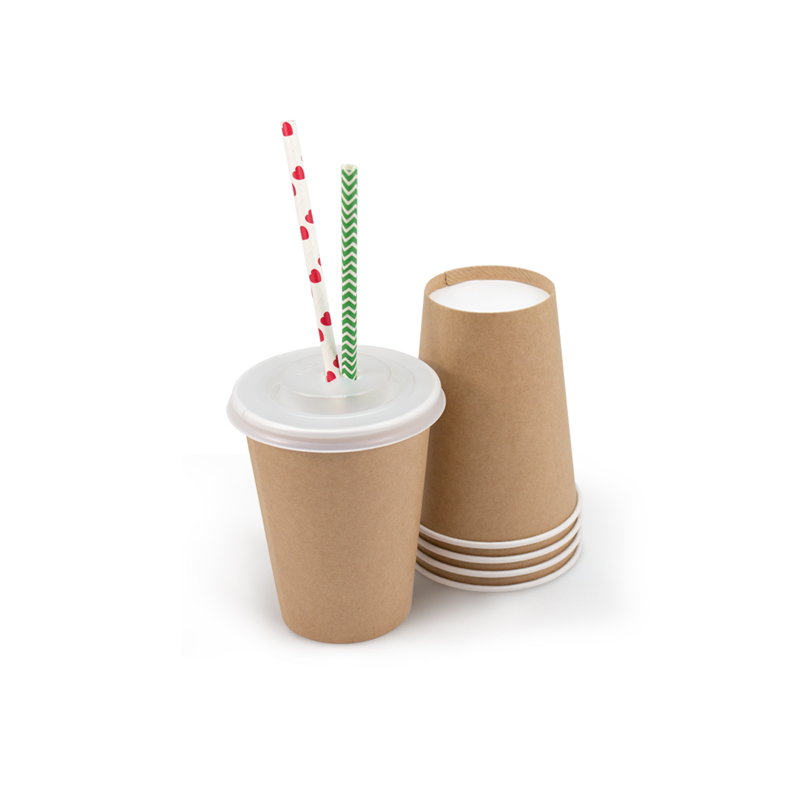 товар Бумажный стакан 350 мл (макс. 400 мл), однослойный, d=90мм, крафт STKR136