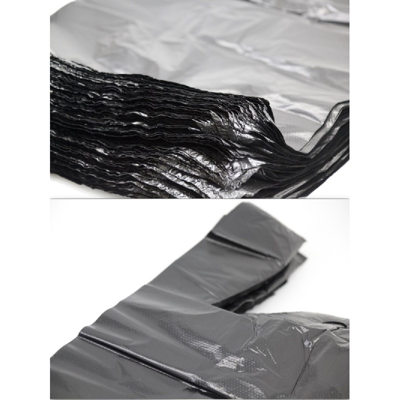 товар Пакет майка, ПЭ, 45+30х75 см, 12 мкм (черная) MY02760