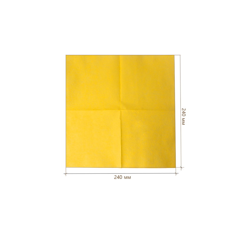 товар Салфетки 24х24 см, 1 слой, желтые [360 шт в пачке] SL124Y