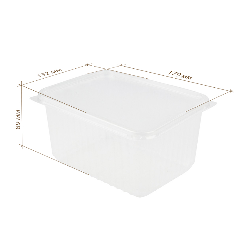 товар Контейнер универсальный PP, прозрачный, 179*132*89 мм, 1500 мл, серия К-179 V4-0016
