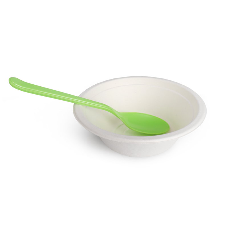 товар Пластиковая одноразовая салатовая ложка ПРЕМИУМ, 180 мм SPP201G