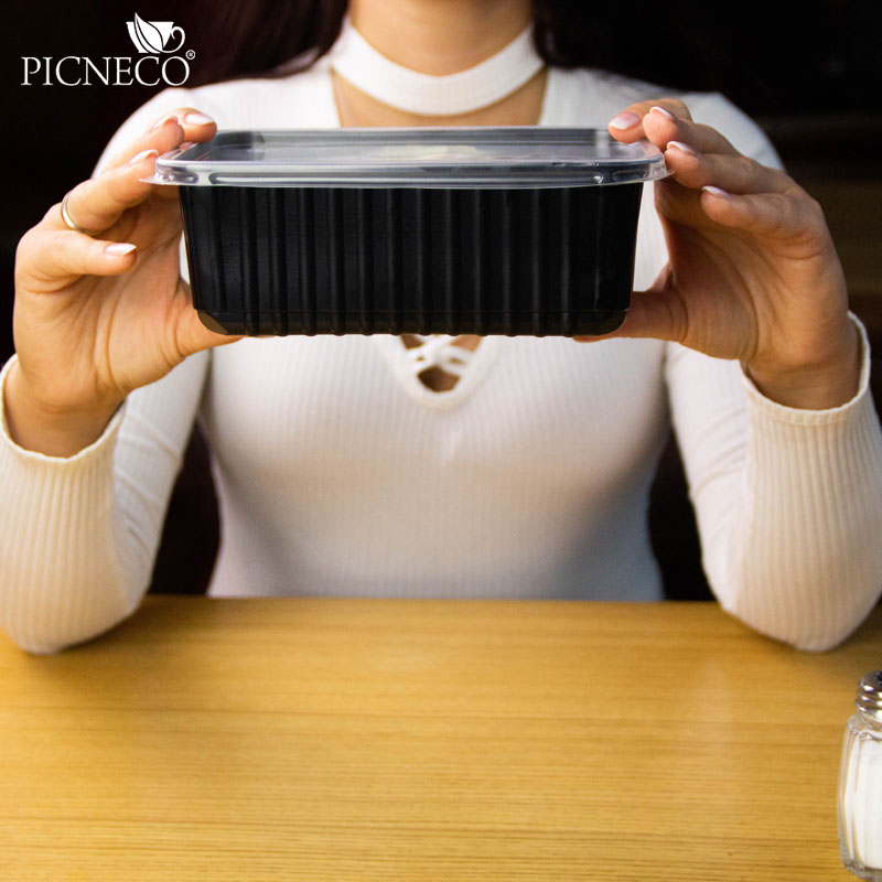 товар Контейнер универсальный PP, черный, 179*132*64 мм, 1000 мл, серия К-179 V4-0015