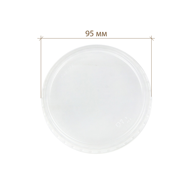 товар Крышка прозрачная плоская без отверстия 95 мм (к серии PK95) KRP95