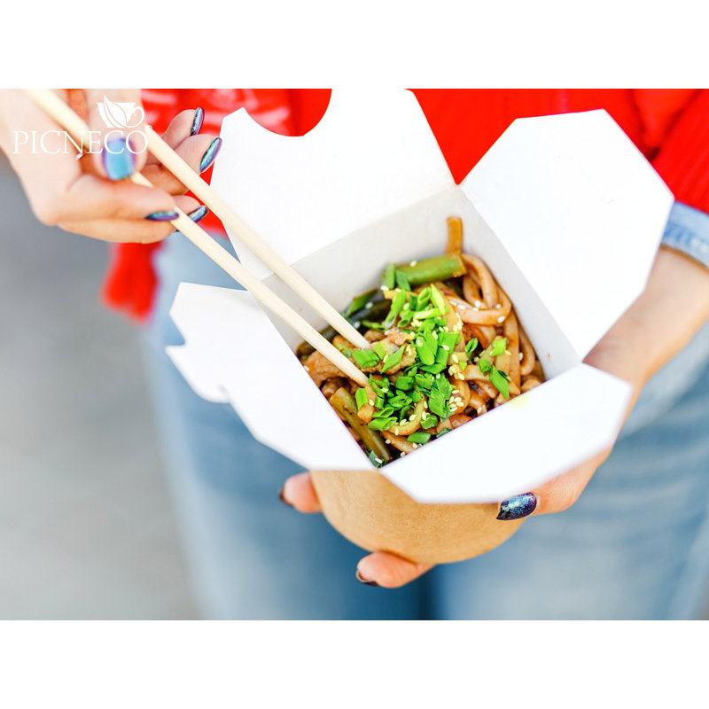 товар Коробка для лапши с круглым дном, 450 мл, крафт BK102