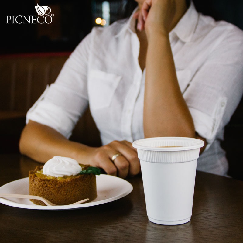 товар Стакан из кукурузного крахмала 350 мл белый ST005