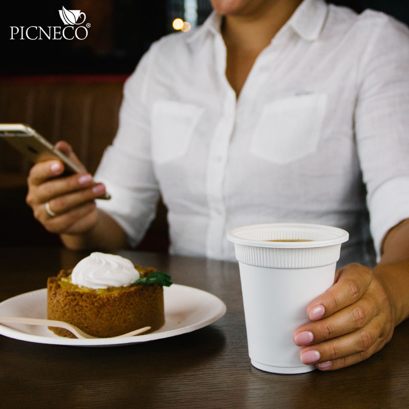 товар Стакан из кукурузного крахмала 350 мл белый ST005