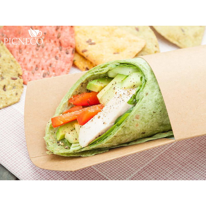 товар Упаковка/подложка с кольцом для сэндвичей, роллов, багетов LT027