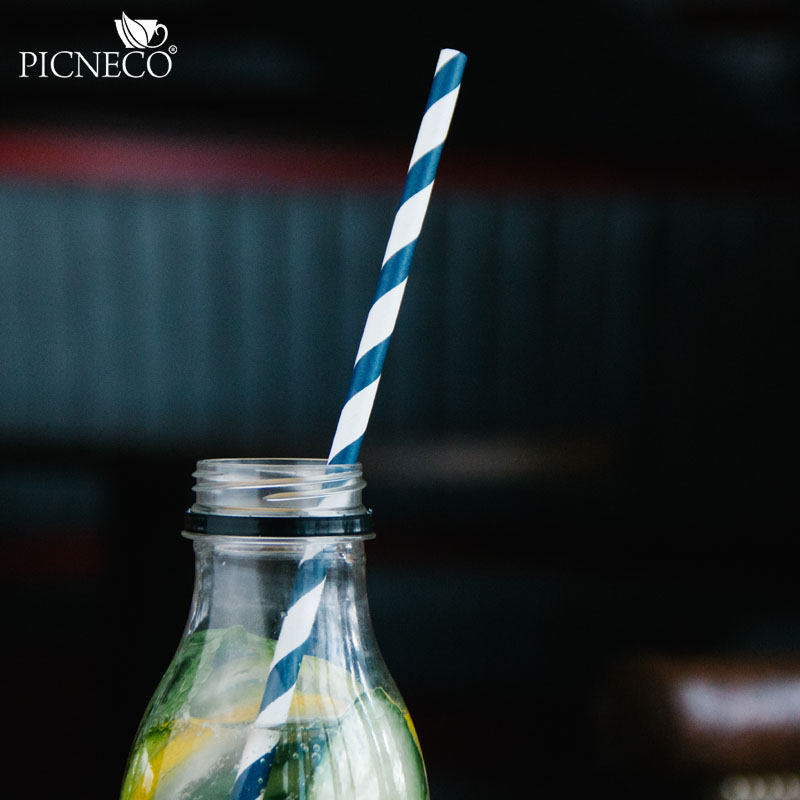 товар Бумажные трубочки ''Черника со сливками'', 195*6 мм, 250 шт. TB058