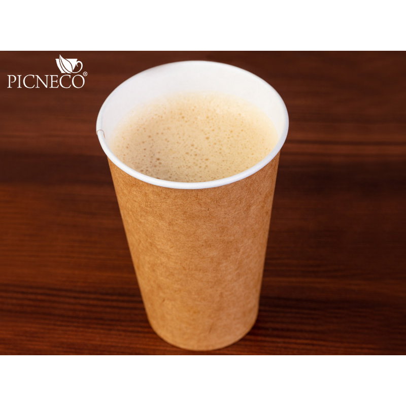 товар Бумажный стакан 450 мл (макс. 500 мл), однослойный, d=90мм, крафт STKR147