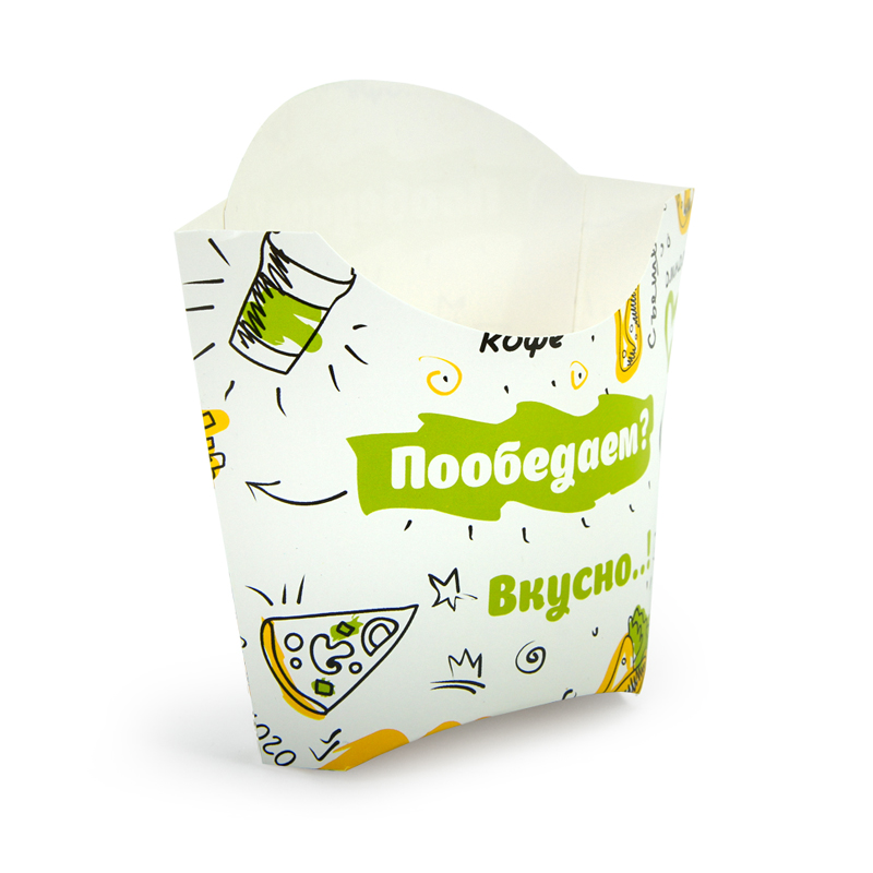 товар Упаковка для картофеля фри, 45*80*110 мм, 100 гр FOODкорт BK366