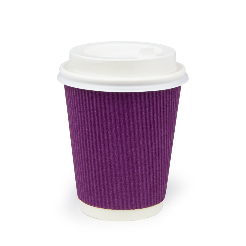 товар Стакан гофрированный 250 мл (макс. 270 мл) фиолетовый STG125P