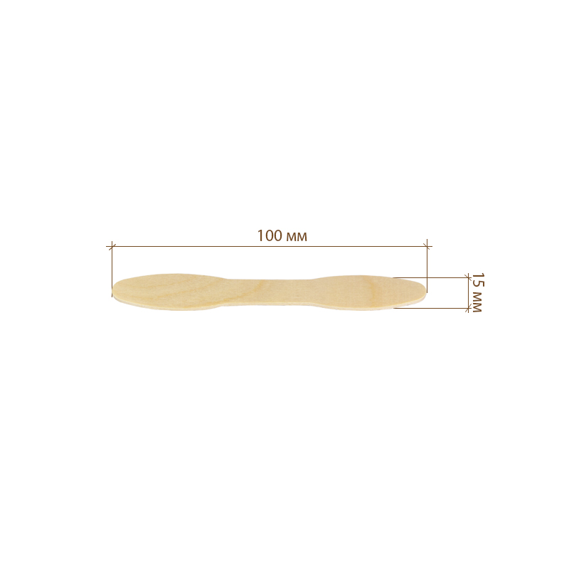 Палочка дегустационная, 100 мм деревянная