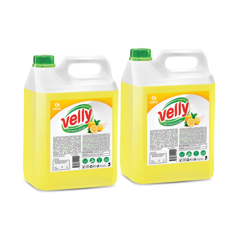 товар Средство для мытья посуды Velly лимон (канистра 5 кг) L4-1004