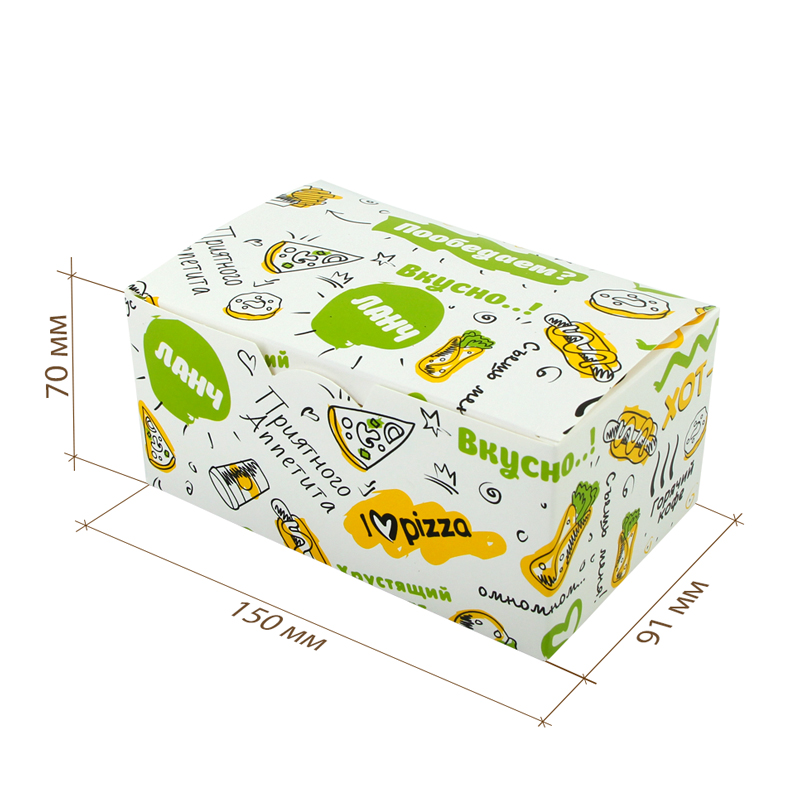 товар Упаковка для куриных крыльев и наггетсов, 150*91*70 мм, большая FOODкорт BK356