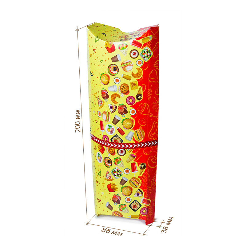 товар Упаковка под ролл, 200*86*36 мм, малая Рог изобилия BK361