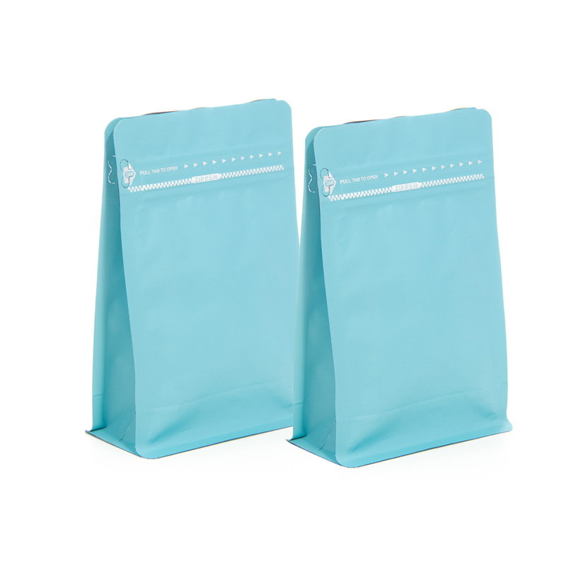 товар Пакет дой-пак, зип-лок с застежкой, металлизированный, 125*65*195 мм, голубой V2-0001