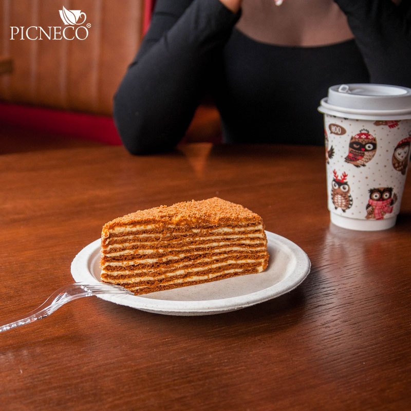 товар Тарелка c бортиком 180 мм с добавлением пшеничной соломы TLP011