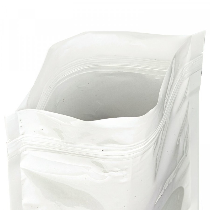 товар Дой-пак пакет с овальным окном, 135*200 мм, белый, зип-лок замок ZIP1323