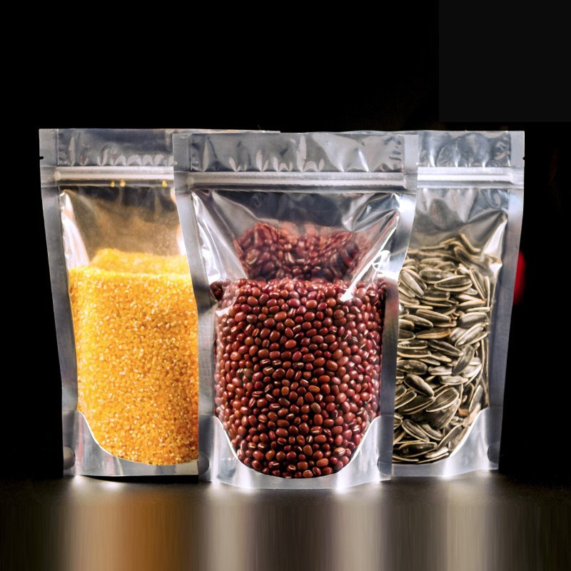 товар Дой-пак пакет с прозрачной стороной, 80*140 мм, металлизированный, зип-лок замок ZIP1301