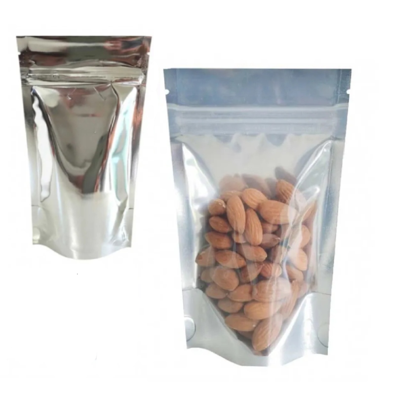 товар Дой-пак пакет с прозрачной стороной, 135*150 мм, металлизированный, зип-лок замок ZIP1309