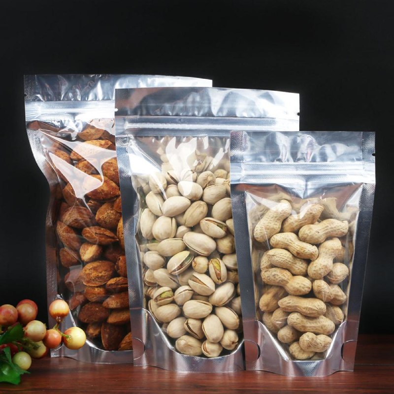 товар Дой-пак пакет с прозрачной стороной, 135*150 мм, металлизированный, зип-лок замок ZIP1309