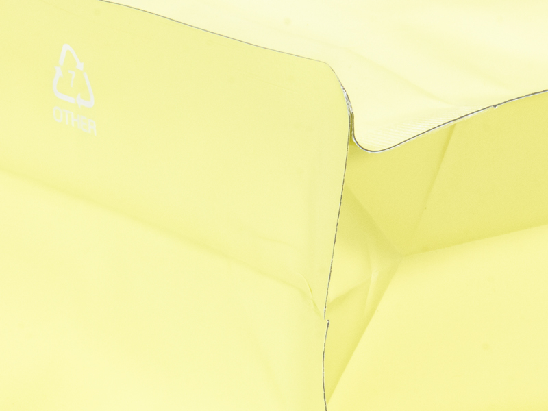 товар Пакет дой-пак, зип-лок с застежкой, металлизированный, 125*65*195 мм, желтый V2-0002