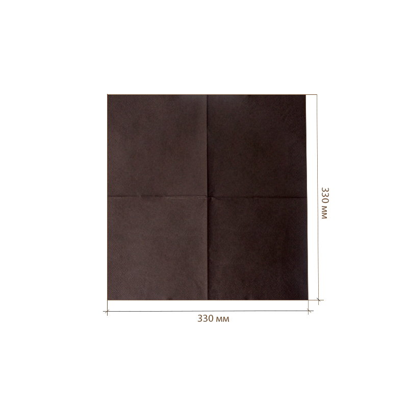 товар Бумажные салфетки "Gratias" коричневые, 3-слойные, 330*330 мм SL333K