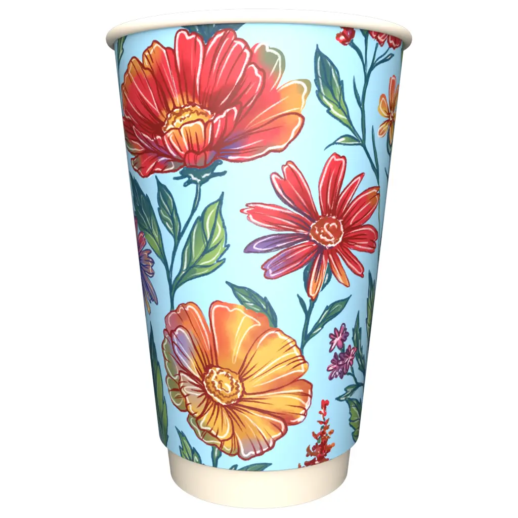 товар Стакан Лето, двухслойный, 450 мл (макс. 530 мл) STD425Lt