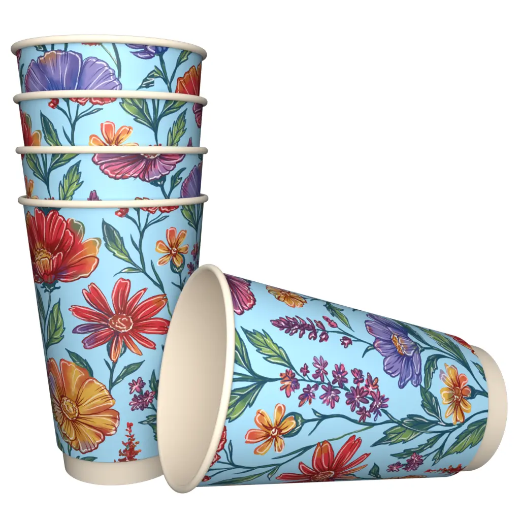 товар Стакан Лето, двухслойный, 450 мл (макс. 530 мл) STD425Lt