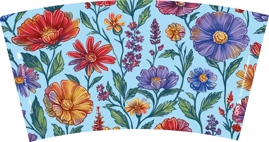 товар Стакан Лето, двухслойный, 450 мл (макс. 530 мл) STD425Lt