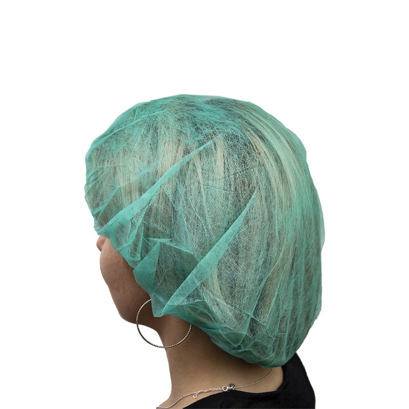 товар Шапочка одноразовая "Берет", спанбонд, зеленая V8-0036