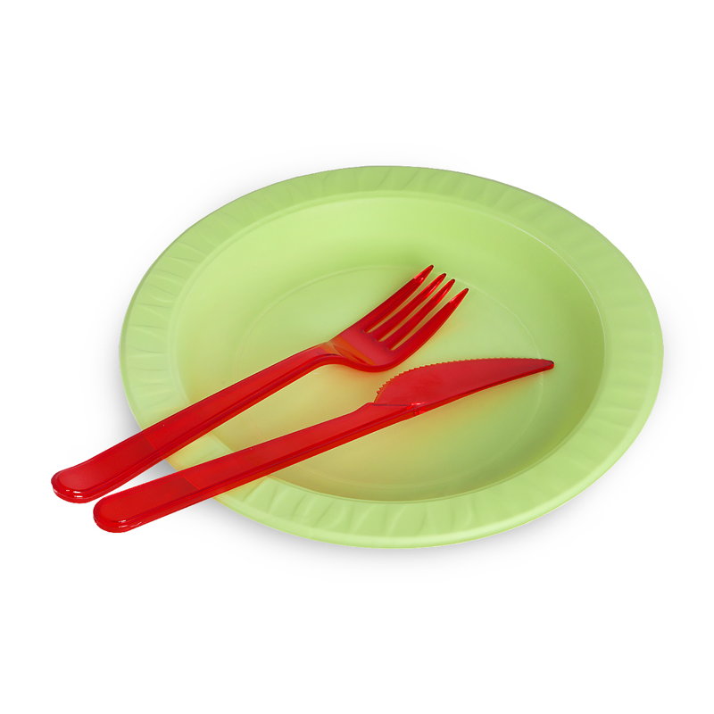 товар Пластиковый одноразовый красный нож ПРЕМИУМ, 180 мм SPP203R