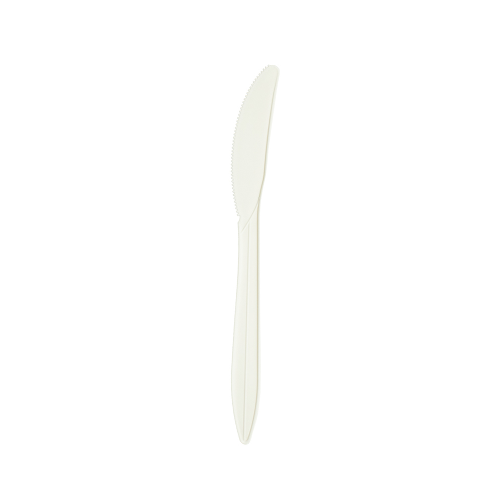 Одноразовый нож 160 мм, белый малый