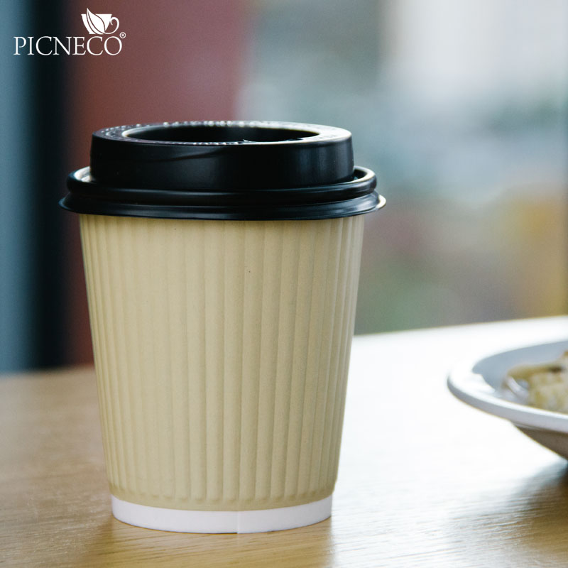 товар Крышка для бумажного стакана, черная матовая, 80 мм KRC180