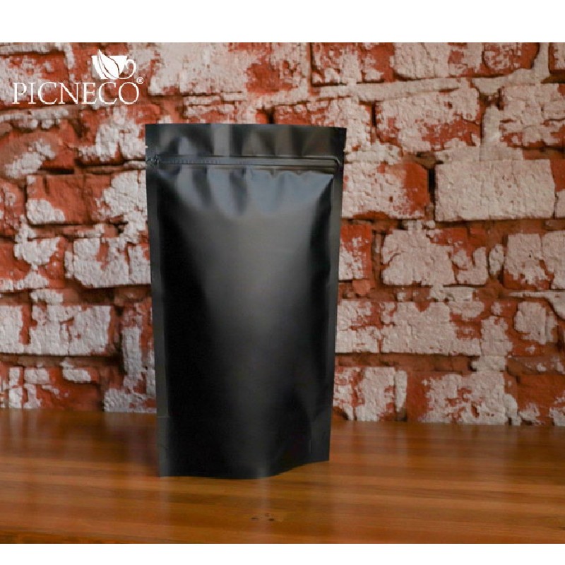 товар Пакет дой-пак металлизированный черный матовый, 105*30*150 мм, с зип лок замком ZL105Cm