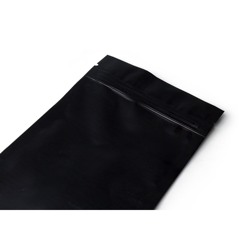товар Пакет дой-пак металлизированный черный матовый, 105*30*150 мм, с зип лок замком ZL105Cm