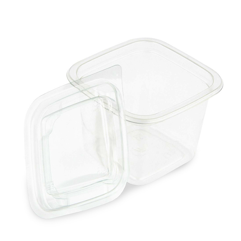 товар Контейнер квадратный ПЭТ, прозрачный, 93*93*69 мм, 300 мл, серия СпК-0909 V4-0037