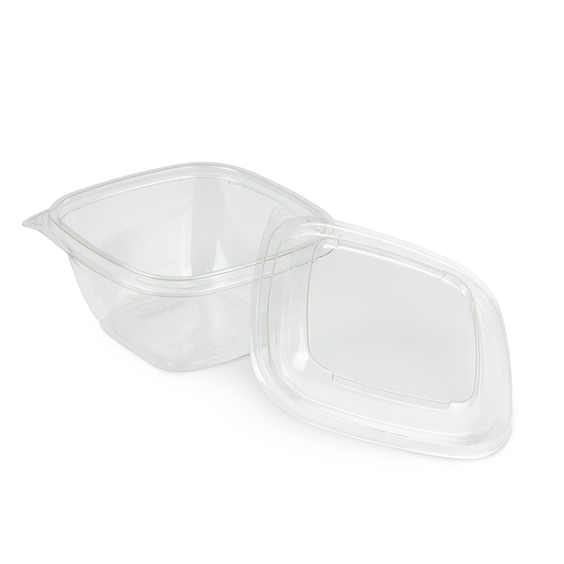 товар Контейнер квадратный ПЭТ, прозрачный, 126х126х60 мм, 500 мл, Сп-1212, [крышка отдельно] PK12125