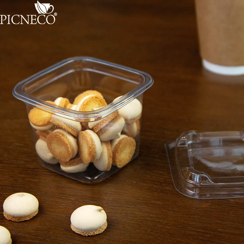 товар Контейнер квадратный ПЭТ, прозрачный, 93*93*48 мм, 200 мл, серия СпК-0909 V4-0035