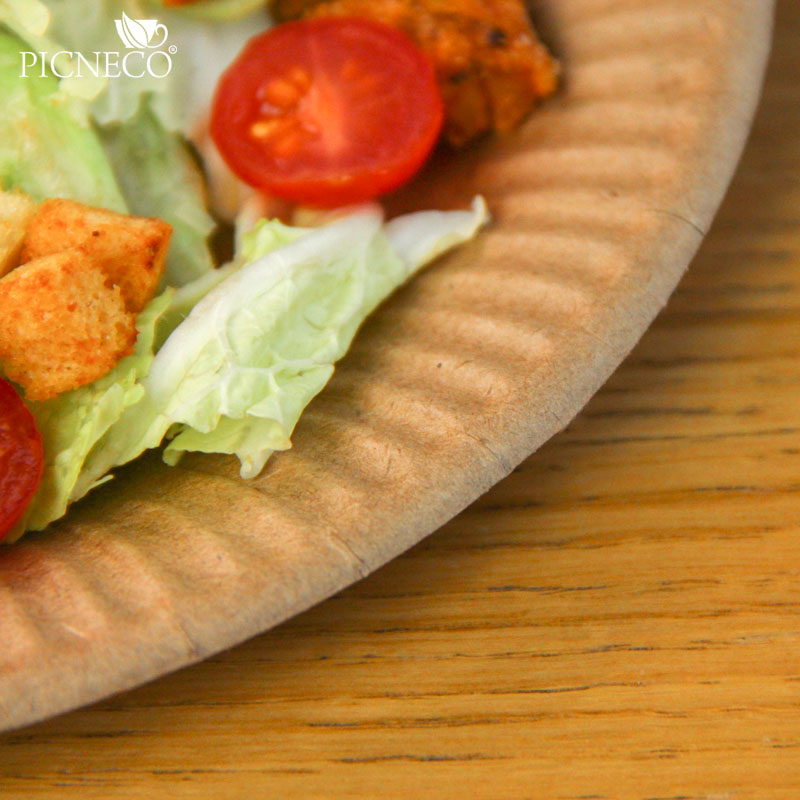 товар Тарелка одноразовая бумажная крафт 230 мм BP013kr