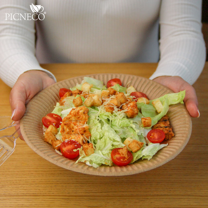 товар Тарелка одноразовая бумажная крафт 230 мм BP013kr