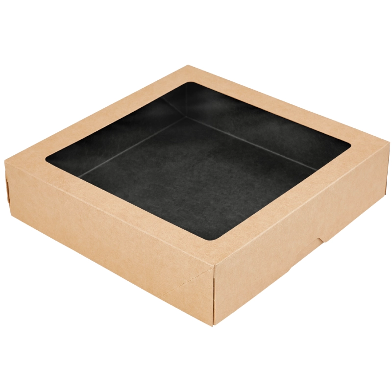 Контейнер бумажный 1500мл, черный, серия OneBox