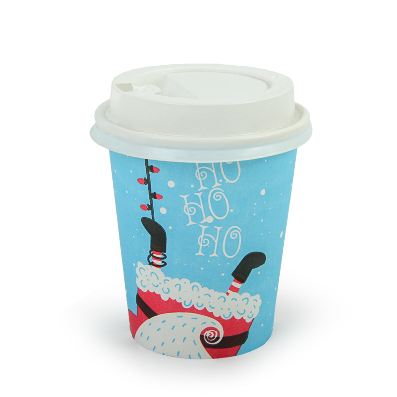 товар Стакан однослойный бумажный 250 мл "Санта Клаус" [под заказ] STB020Sx