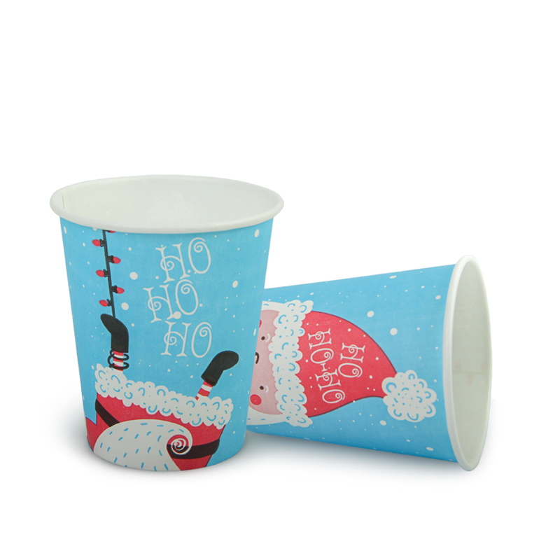 товар Стакан однослойный бумажный 250 мл "Санта Клаус" [под заказ] STB020Sx
