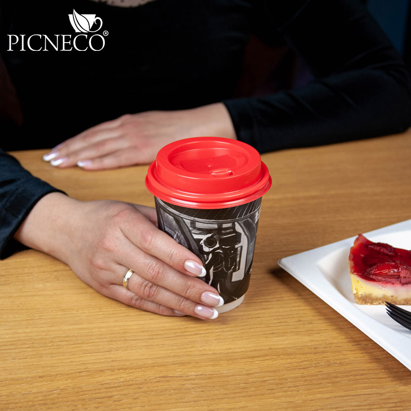 товар Бумажный двухслойный стакан ''Монохром'', 350 мл (макс. 400 мл) STD0356m